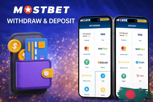 Mostbet Withdraw and Deposit in Bangladesh - Methods, Limits, Time Slide 1