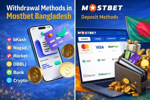 Mostbet Withdraw and Deposit in Bangladesh - Methods, Limits, Time Slide 1