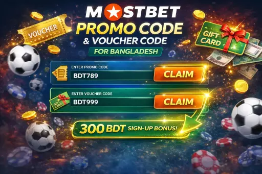 Mostbet Promo Code in Bangladesh - Bonus and Voucher Guide Slide 1